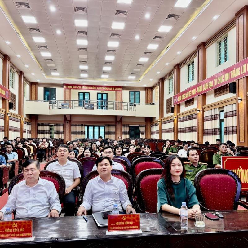 Phường Nguyễn Uý tham dự hội nghị toàn quốc quán triệt, triển khai thực hiện Nghị quyết Trung ương 2 (khóa XIV)