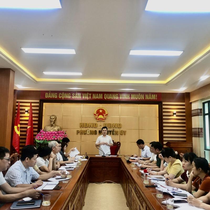 Phường Nguyễn Uý tổ chức họp Ban Chỉ đạo, Ban Tổ chức Đại hội Thể dục thể thao lần thứ I