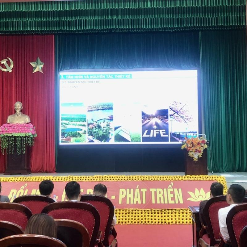 UBND phường Nguyễn Úy tổ chức hội nghị nghe báo cáo Quy hoạch chi tiết xây dựng tỷ lệ 1/500 Dự án Khu đô thị mới Tượng Lĩnh