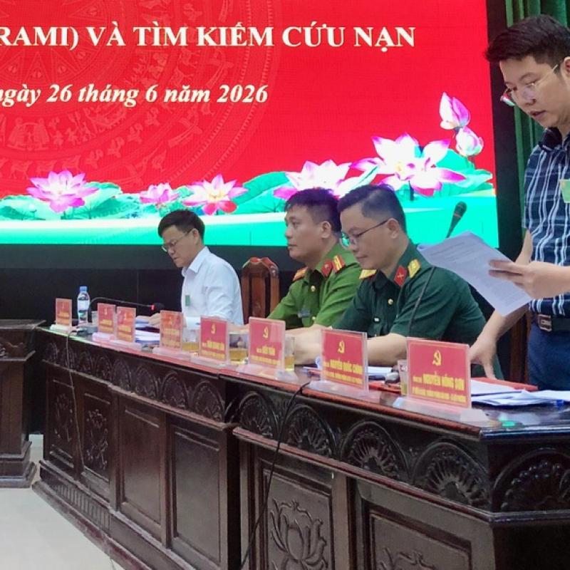 Phường Nguyễn Uý luyện tập Diễn tập Phòng thủ dân sự năm 2026