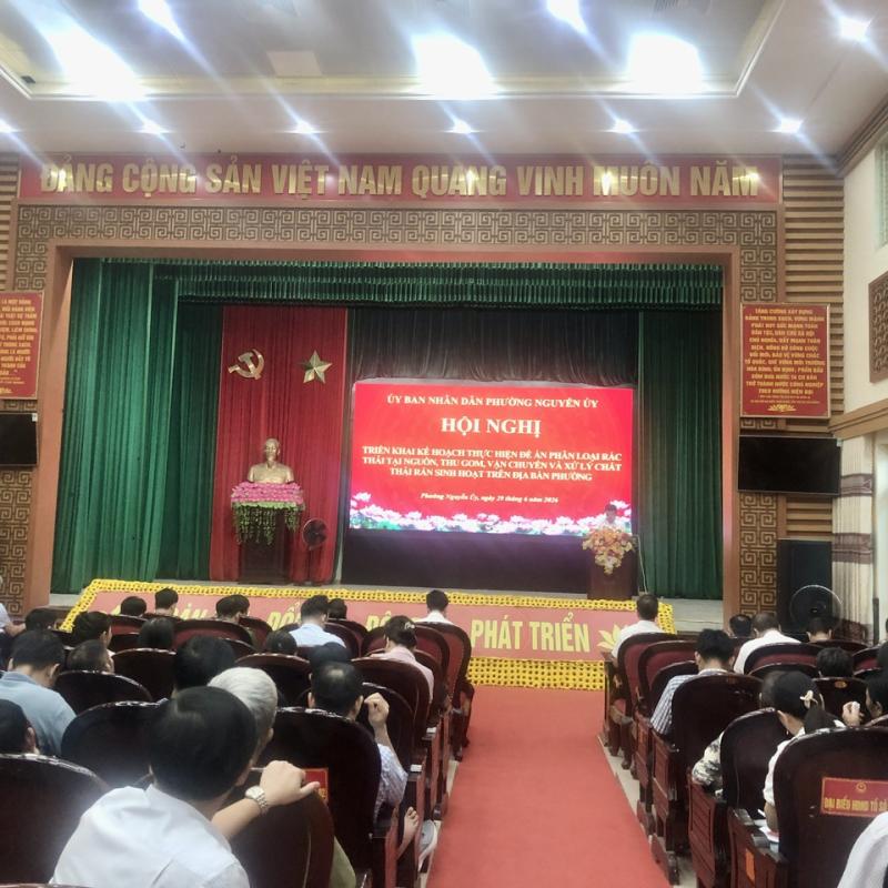 Phường Nguyễn Uý triển khai Đề án phân loại rác thải tại nguồn giai đoạn 2026–2030