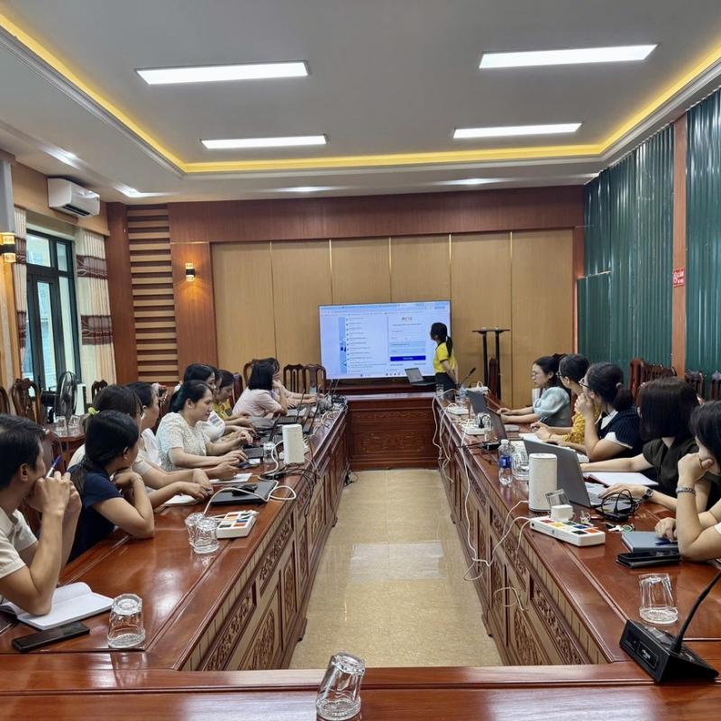 UBND phường Nguyễn Úy tổ chức hội nghị tập huấn phần mềm Kế toán và phần mềm Quản lý tài sản