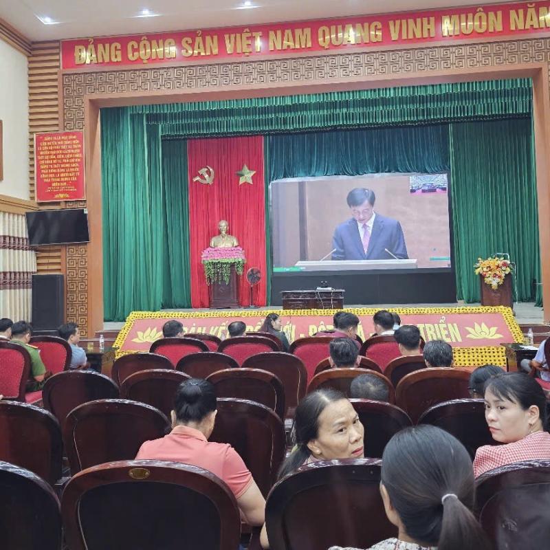 Phường Nguyễn Uý tham dự Hội nghị trực tuyến toàn quốc sơ kết 1 năm vận hành mô hình tổ chức tổng thể của hệ thống chính trị và mô hình chính quyền 3 cấp