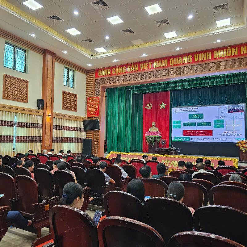 Phường Nguyễn Uý tham dự Hội nghị trực tuyến sơ kết 1 năm 6 tháng triển khai thực hiện Nghị quyết số 57-NQ/TW của Bộ Chính trị
