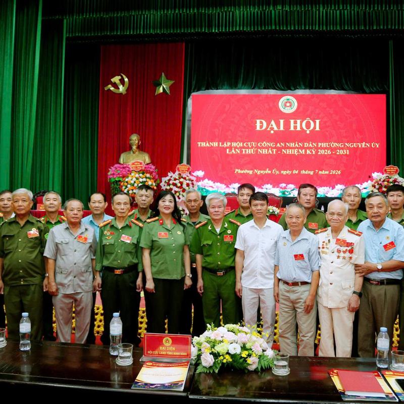 Phường Nguyễn Uý thành lập Hội Cựu Công an nhân dân, nhiệm kỳ 2026 -2031