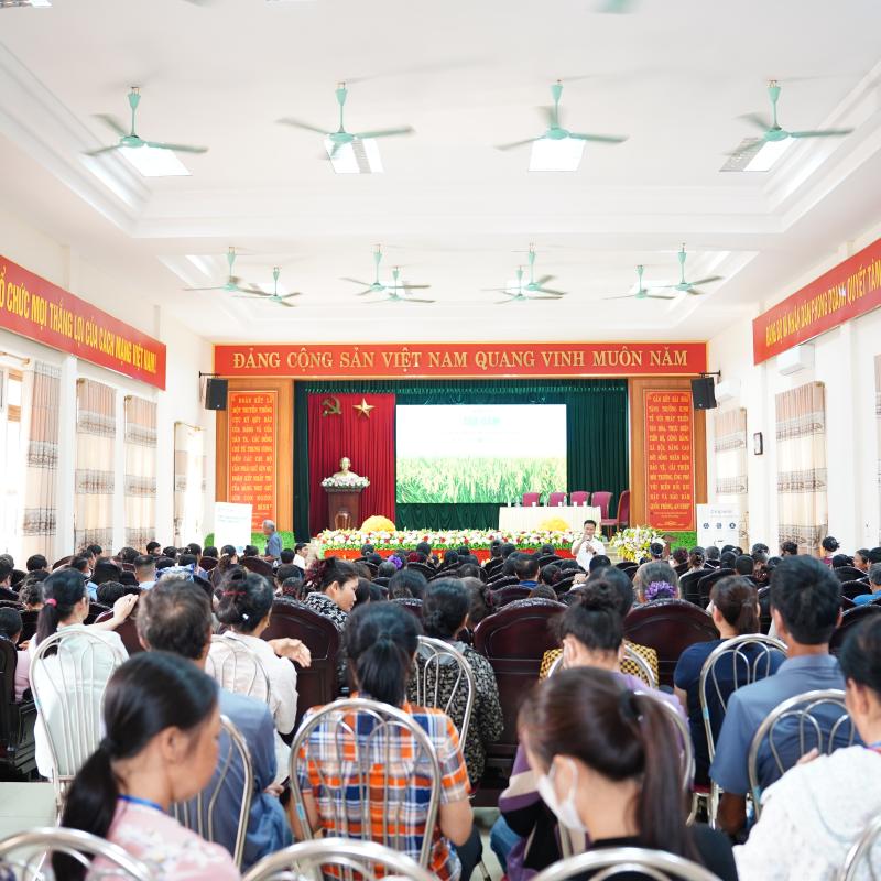 TRUNG TÂM DỊCH VỤ SỰ NGHIỆP CÔNG XÃ PHONG DOANH PHỐI HỢP TỔ CHỨC HỘI NGHỊ GIỚI THIỆU GIẢI PHÁP NÔNG NGHIỆP SYNGENTA