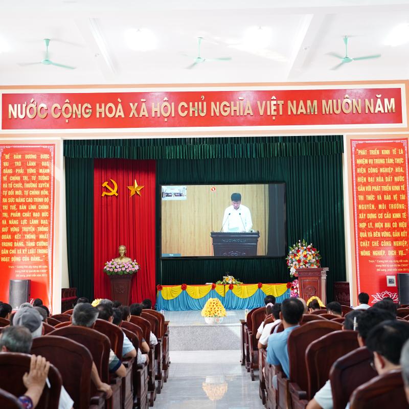 PHONG DOANH TỔ CHỨC HỘI NGHỊ TRỰC TUYẾN QUÁN TRIỆT CÁC VĂN BẢN CỦA TRUNG ƯƠNG VÀ TỈNH