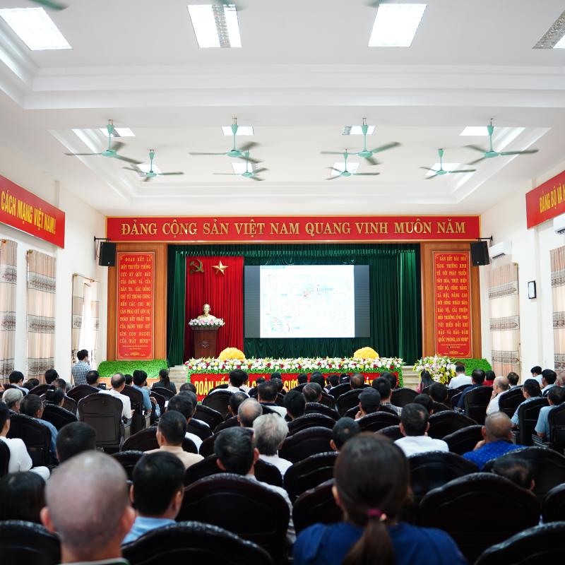XÃ PHONG DOANH PHỐI HỢP TỔ CHỨC HỘI NGHỊ LẤY Ý KIẾN CỘNG ĐỒNG DÂN CƯ VỀ DỰ ÁN XÂY DỰNG TUYẾN ĐƯỜNG TRỤC ĐỘNG LỰC PHÁT TRIỂN KINH TẾ - XÃ HỘI TỈNH NINH BÌNH (HOA LƯ – NAM ĐỊNH)