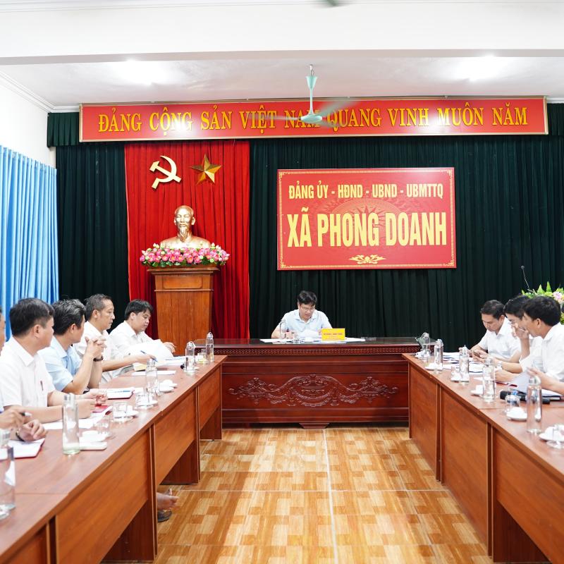 HĐND XÃ PHONG DOANH TỔ CHỨC HỘI NGHỊ LIÊN TỊCH CHUẨN BỊ KỲ HỌP GIỮA NĂM 2026