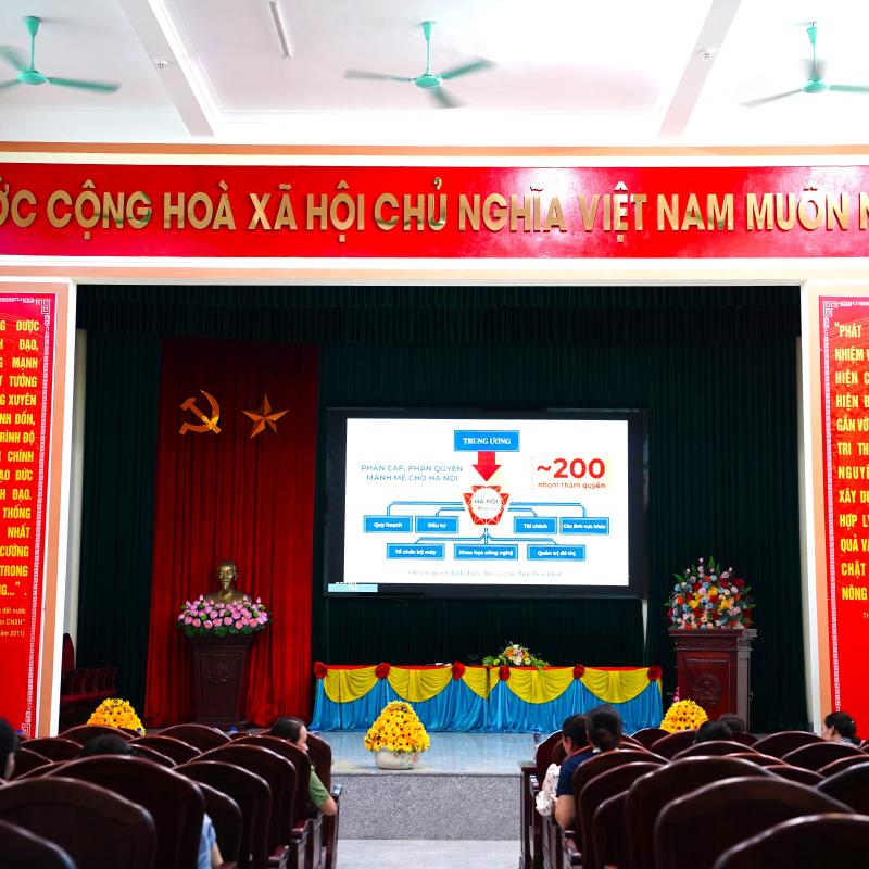 CÁN BỘ, BÁO CÁO VIÊN XÃ PHONG DOANH THAM DỰ HỘI NGHỊ TRỰC TUYẾN BÁO CÁO VIÊN THÁNG 6/2026