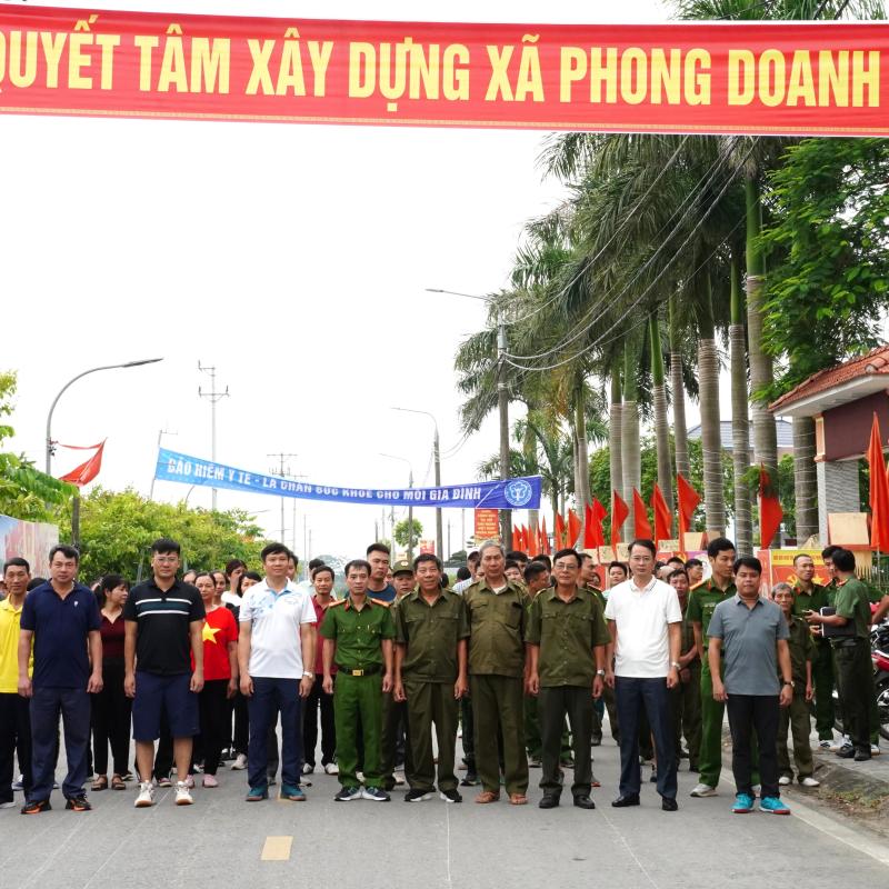 CÁN BỘ, ĐẢNG VIÊN VÀ NHÂN DÂN XÃ PHONG DOANH THAM DỰ HƯỞNG ỨNG THÁNG HÀNH ĐỘNG PHÒNG, CHỐNG MA TÚY NĂM 2026
