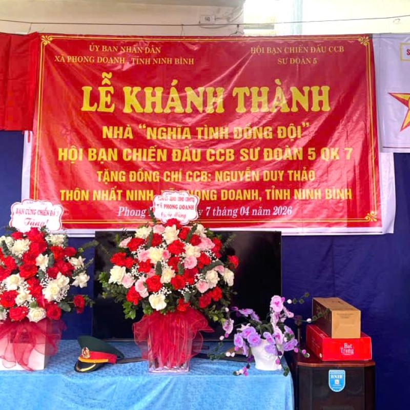 PHONG DOANH: KHÁNH THÀNH NHÀ TÌNH NGHĨA ĐỒNG ĐỘI LẦN THỨ XII