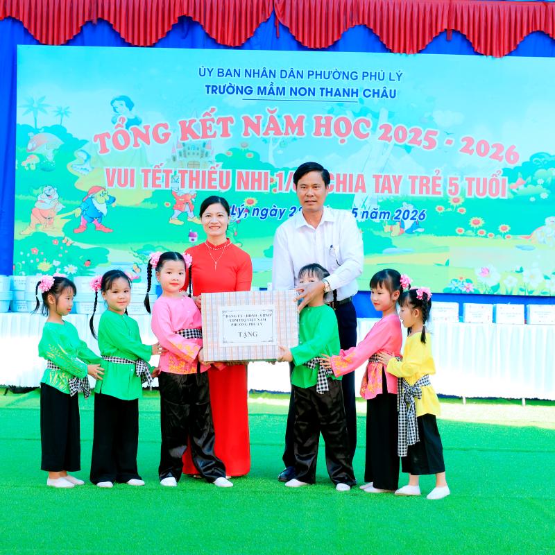 Trường Mầm non Thanh Châu tổ chức tổng kết năm học 2025 -2026; Vui Tết thiếu nhi và Chia tay trẻ 5 tuổi