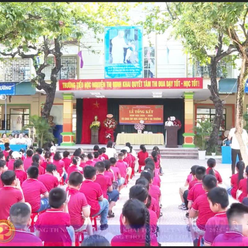 Trường tiểu học Nguyễn Thị Minh Khai tổng kết năm học 2025 -2026 và lễ chia tay cho học sinh lớp 5.