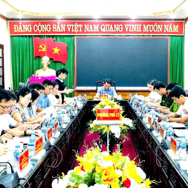 Đảng uỷ phường Phủ Lý tổ chức hội nghị Ban chấp hành Đảng bộ phường lần thứ 14, nhiệm kỳ 2025 -2030.