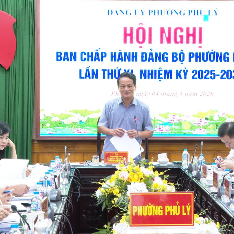 Hội nghị Ban chấp hành Đảng bộ phường lần thứ XI, nhiệm kỳ 2025 -2030