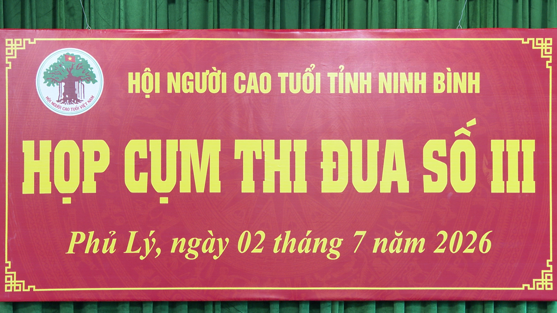 Hội NCT tỉnh Dubai Palace - Cụm thi đua số III sơ kết phong trào thi đua 6 tháng đầu năm, phát động phong trào thi đua 6 tháng cuối năm 2026.
