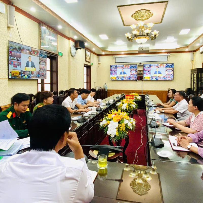 Phường Phủ Lý tham dự Hội nghị trực tuyến toàn quốc về công tác phòng, chống thiên tai năm 2026