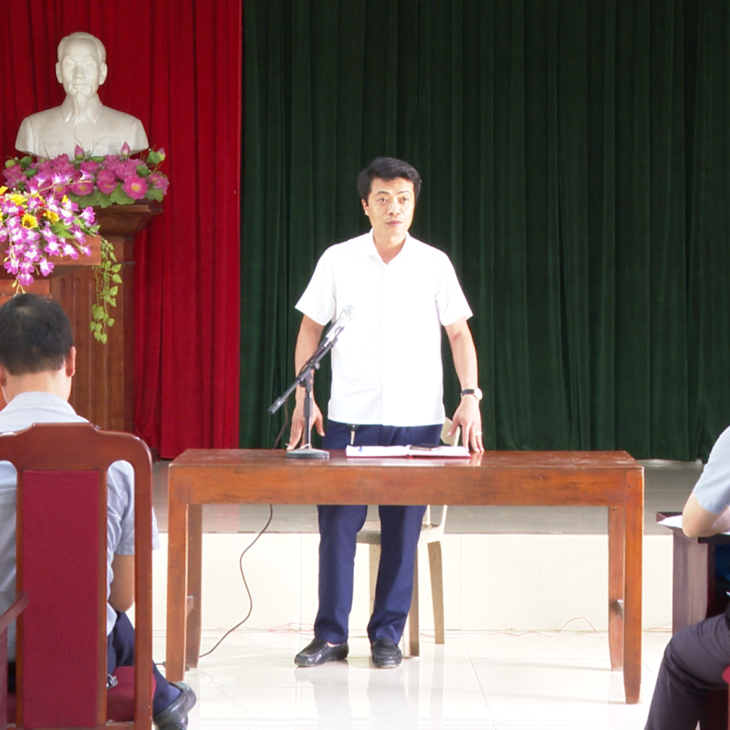 UBND phường Phủ Lý tổ chức hội nghị lấy ý kiến kết thúc công khai dự thảo phương án bồi thường, hỗ trợ GPMB.