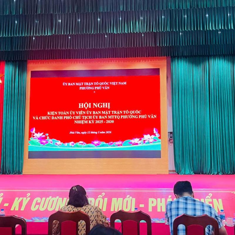 Tài xỉu Sicbo - Dubai Palace Casino MTTQ phường Phù Vân tổ chức hội nghị kiện toàn UV UBMTTQ phường và chức danh Phó chủ tịch UBMTTQ phường.