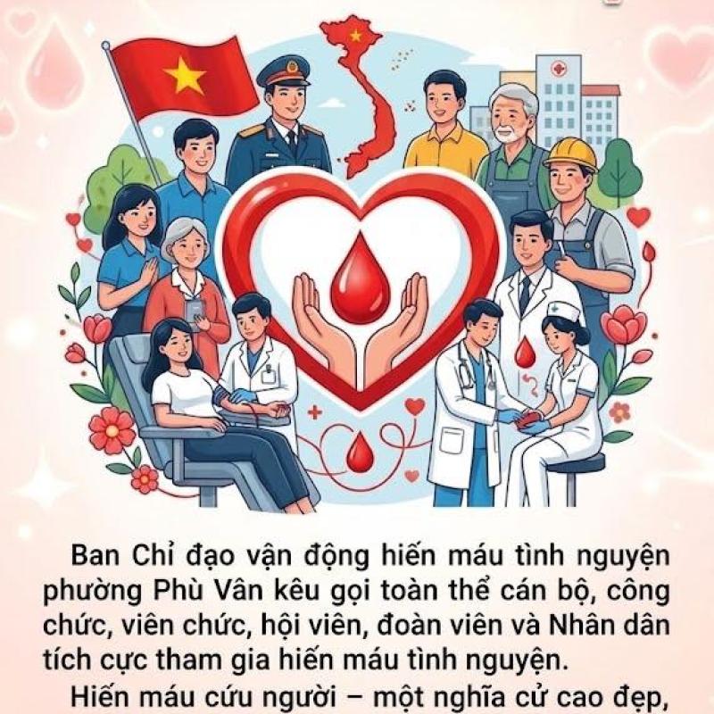 HIẾN MÁU TÌNH NGUYỆN – LAN TỎA YÊU THƯƠNG