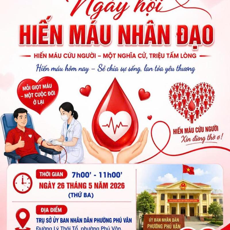 “Mỗi giọt máu cho đi – Một cuộc đời ở lại”