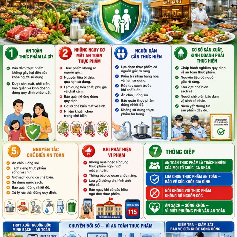 Đảm bảo an toàn thực phẩm - Vì sức khỏe cộng đồng