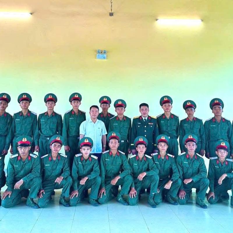 Trung đoàn bộ binh 165, Sư đoàn 312 tổ chức Lễ tuyên thệ chiến sĩ mới năm 2026.