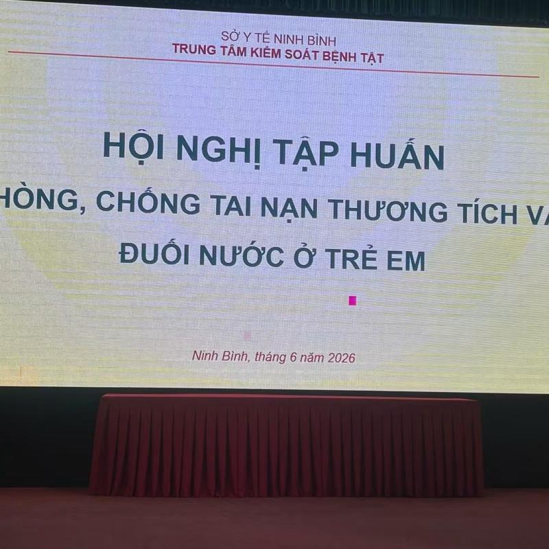 Tập huấn truyền thông phòng, chống tai nạn thương tích và đuối nước năm 2026 tại phường Phù Vân.