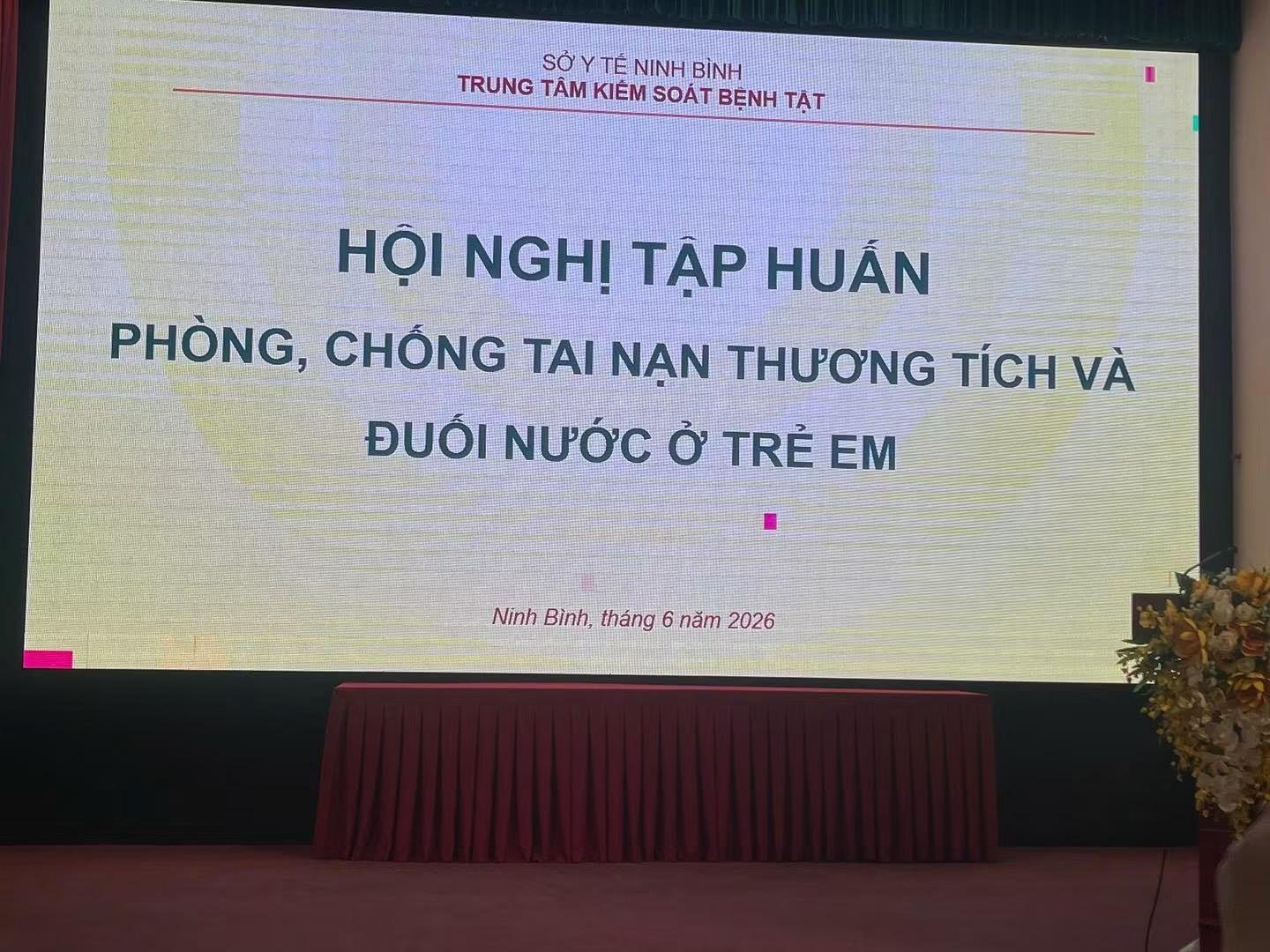 Tập huấn truyền thông phòng, chống tai nạn thương tích và đuối nước năm 2026 tại phường Phù Vân.