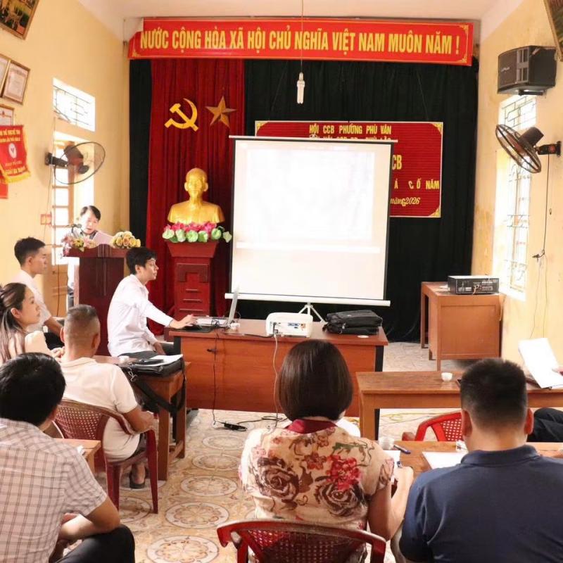 UBND phường Phù Vân tổ chức Hội nghị lấy ý kiến cơ quan, tổ chức, cá nhân và cộng đồng dân cư đối với Đồ án Quy hoạch chi tiết tỷ lệ 1/500 Dự án Bắn Cá Dubai palace xây dựng