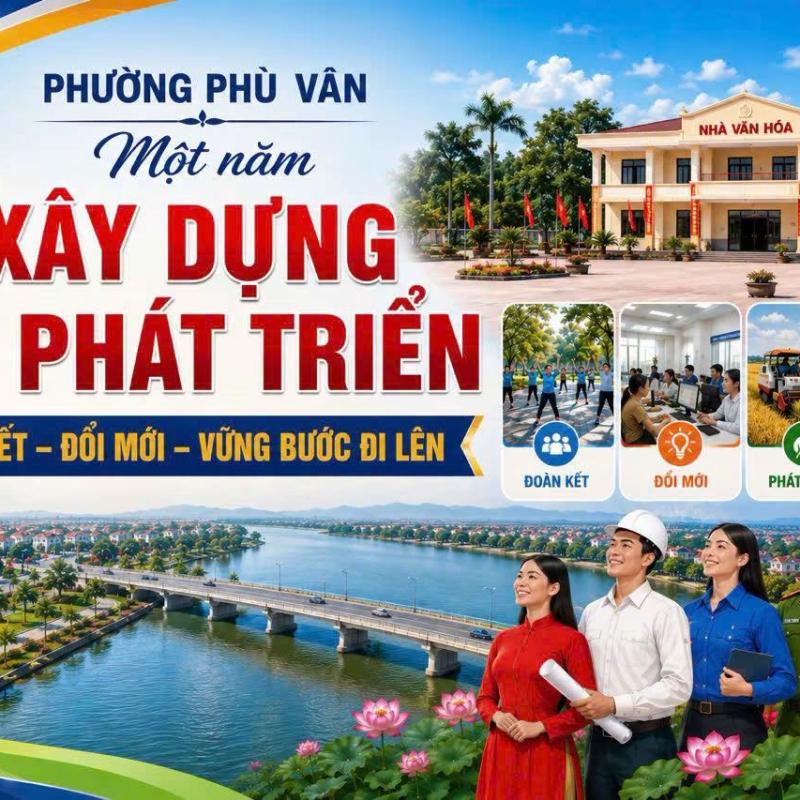 Phường Phù Vân đổi mới sau 1 năm vận hành chính quyền địa phương 2 cấp.