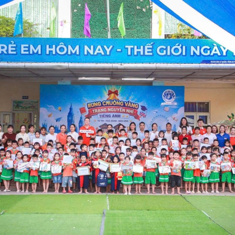 Trường Mầm non Lê Hồng Phong tổ chức chương trình “Rung Chuông Vàng – Trạng Nguyên Nhí Tiếng Anh”