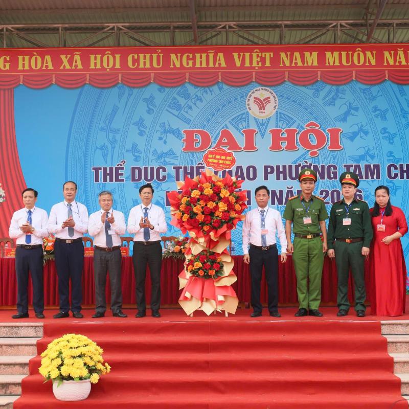 Phường Tam Chúc tổ chức khai mạc Đại hội Thể dục Thể thao phường lần thứ I, năm 2026.