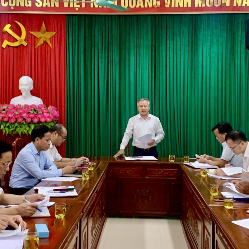 Tam Chúc tổ chức Hội nghị thống nhất tiến độ thực hiện giải phóng mặt bằng các dự án trên địa bàn.