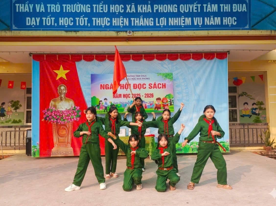 Ngày hội đọc sách tại các trường học trên địa bàn phường Tam Chúc