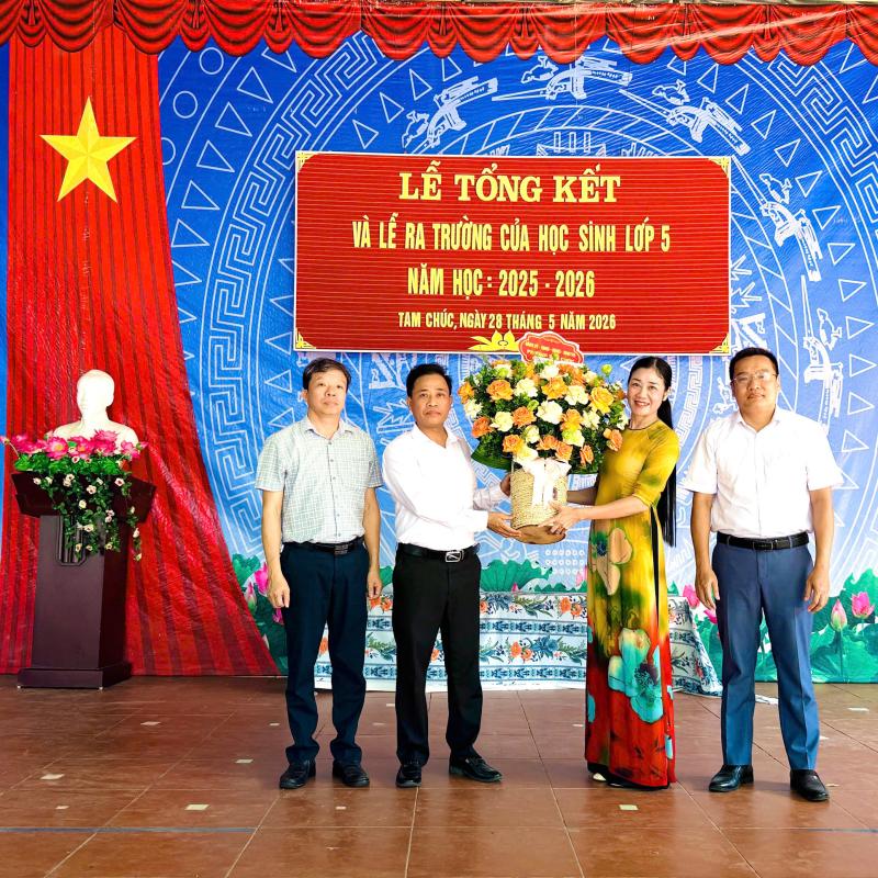 Các trường Mầm non, Tiểu học, THCS trên địa bàn phường Tam Chúc tổ chức tổng kết năm học 2025 – 2026