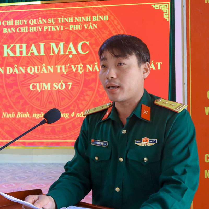 Khai mạc huấn luyện Dân quân tự vệ năm thứ nhất năm 2026 – Khẳng định quyết tâm xây dựng lực lượng vững mạnh từ cơ sở