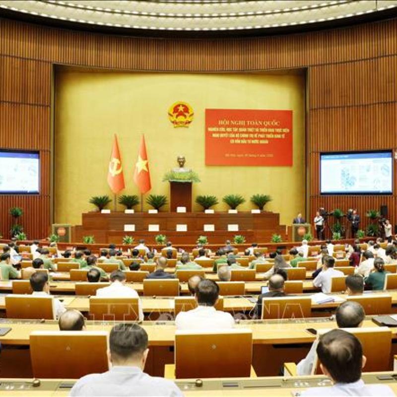 Xã Tân Minh tham dự Hội nghị toàn quốc nghiên cứu, học tập, quán triệt và triển khai thực hiện Nghị quyết số 10-NQ/TW của Bộ Chính trị về phát triển kinh tế có vốn Bắn Cá Dubai palace nước ngoài