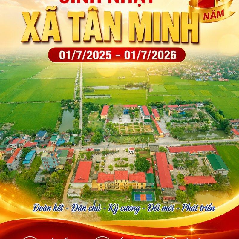 Tròn một năm thành lập chính quyền địa phương hai cấp – Xã Tân Minh vững bước trên chặng đường phát triển mới