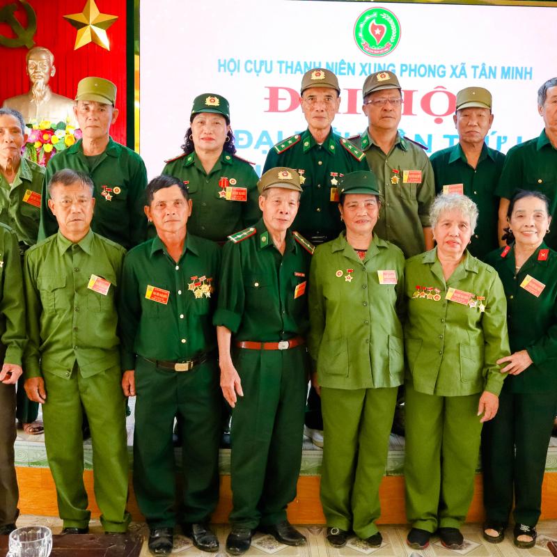 Đại hội Hội Cựu Thanh niên Xung phong xã Tân Minh lần thứ I, nhiệm kỳ 2026–2031 thành công tốt đẹp