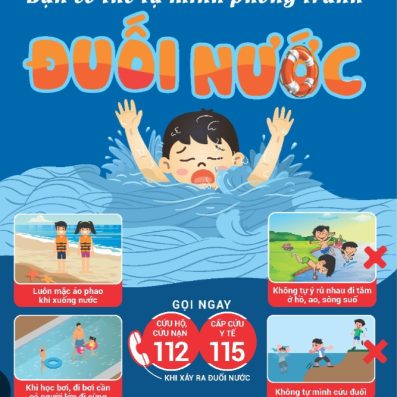 TUYÊN TRUYỀN PHÒNG, CHỐNG ĐUỐI NƯỚC TRẺ EM