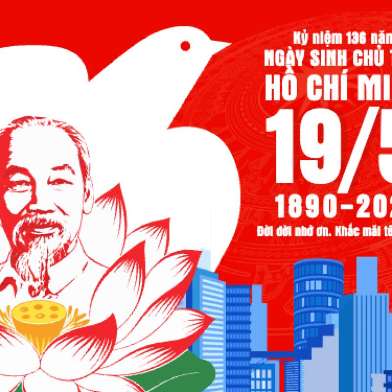 Kỷ niệm 136 năm ngày sinh Chủ tịch Hồ Chí Minh (19/5/1890 - 19/5/2026)
