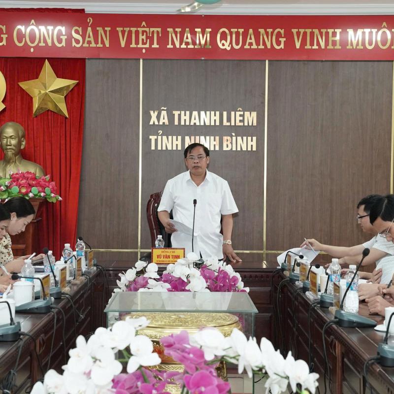 ĐẢNG ỦY XÃ THANH LIÊM TỔ CHỨC HỘI NGHỊ BAN CHẤP HÀNH ĐẢNG BỘ XÃ