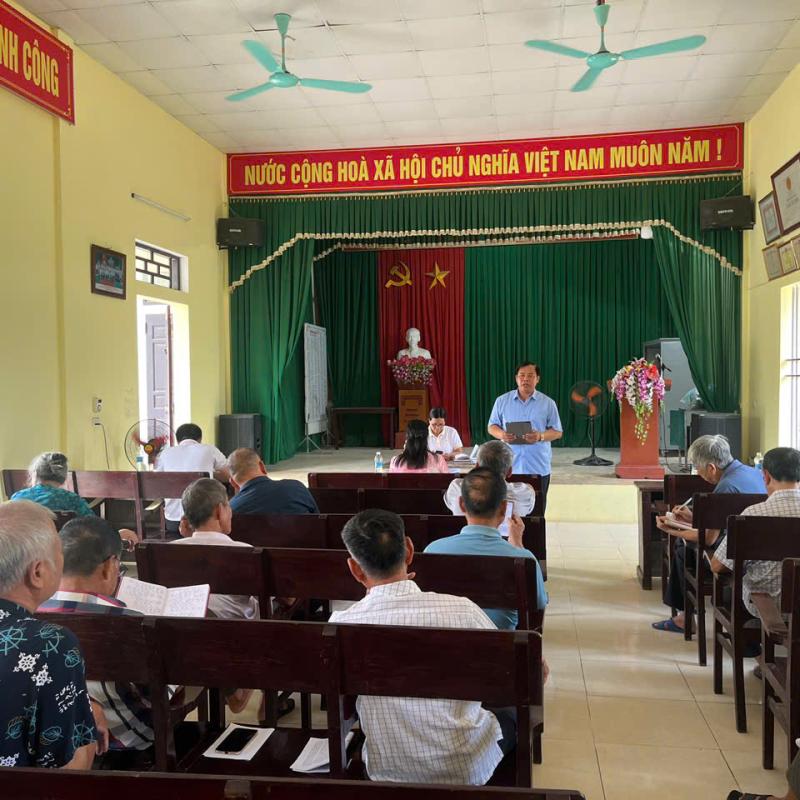 CÁC ĐỒNG CHÍ THƯỜNG TRỰC ĐẢNG ỦY XÃ DỰ SINH HOẠT CHI BỘ THÁNG 6 NĂM 2026 TẠI CÁC CHI BỘ CƠ SỞ