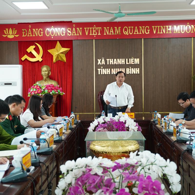Đảng ủy xã Thanh Liêm: Hội nghị Ban thường vụ