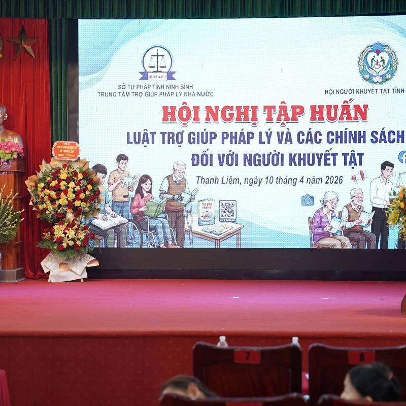 Thanh Liêm: Tập huấn trợ giúp pháp lý và các chính sách đối với người khuyết tật