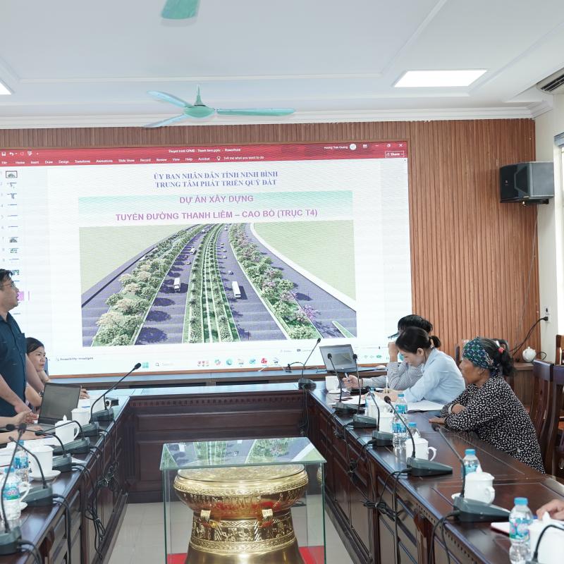 Xã Thanh Liêm: Hội nghị phổ biến cơ chế, chính sách khi Nhà nước thu hồi đất thực hiện dự án tuyến đường Thanh Liêm – Cao Bồ