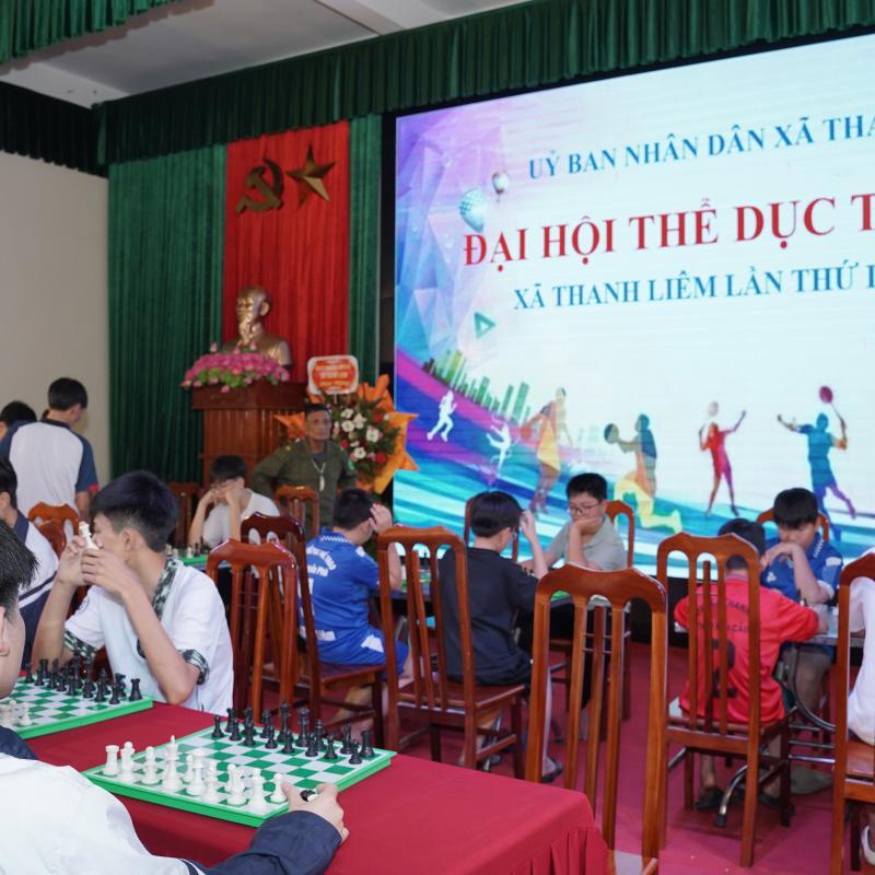 Thanh Liêm: Sôi nổi các nội dung bóng bàn, cờ vua, cờ tướng tại Đại hội TDTT xã lần thứ I năm 2026