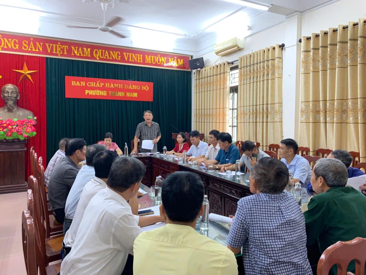 HỘI NGHỊ TRIỂN KHAI LỊCH TIẾP XÚC CỬ TRI TRƯỚC KỲ HỌP THỨ HAI HĐND PHƯỜNG THÀNH NAM KHOÁ II, NHIỆM KỲ 2026- 2031